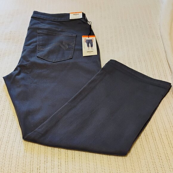 Santana Women's Jeans Classic Straight Leg Slate Blue Size 16 NWT - Picture 4 of 5